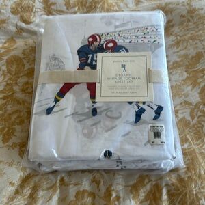 Vintage football sheet set